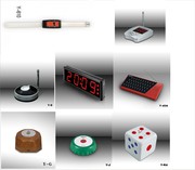 системы беспроводного вызова, кнопки вызова, подставки для меню, часы