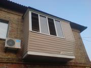 Вынос балкона( сварка , усиление парапета ), остекление лоджий