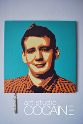 портрет в стиле поп-арт